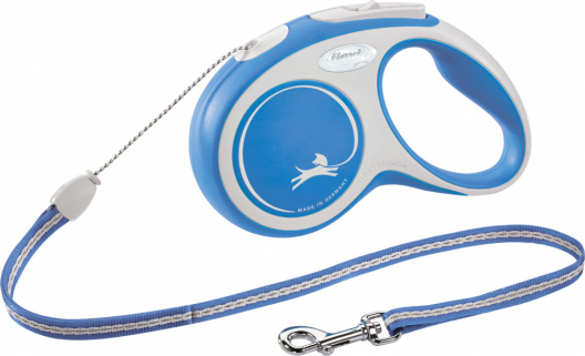 Повідець-рулетка трос flexi COMFORT Cord S (синій) - 1