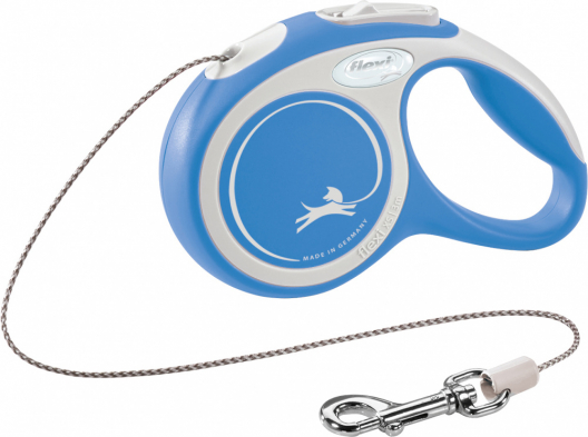 Повідець-рулетка трос flexi COMFORT Cord XS (синій) - 1