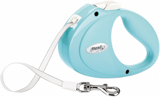 Поводок-рулетка flexi PUPPY XS (голубой) - 1