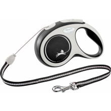 Повідець-рулетка трос flexi COMFORT Cord S(8м) (чорний)