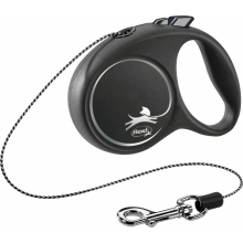 Повідець-рулетка flexi BLACK DESIGN XS (чорний)