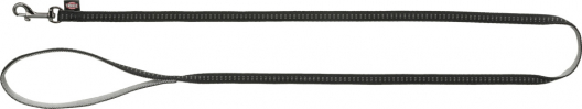 Повідець "Softline Elegance" XS для собак (чорний/графіт) - 1