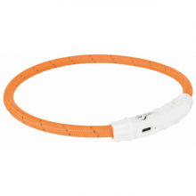 Ошейник светящийся USB Flash XS-S для собак (оранжевый)