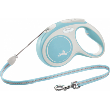 Повідець-рулетка трос flexi COMFORT Cord M (блакитний)
