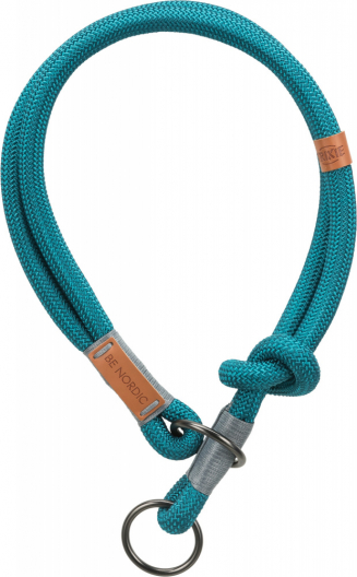 Ошейник BE NORDIC Stop-the-pull S-M для собак (петроль/светло-серый) - 1