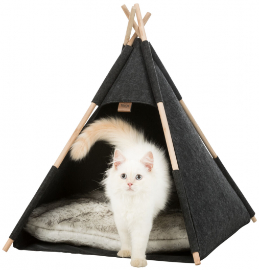 Лежак печера для котів "Tipi" (55х65х55см) - 1