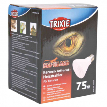 Инфракрасная лампа керамическая для террариумов TRIXIE (75Вт)
