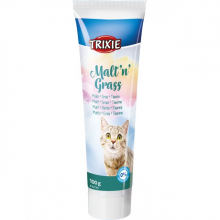 Ласощі для котів Trixie, паста з травою, солодом та таурином (100 г)