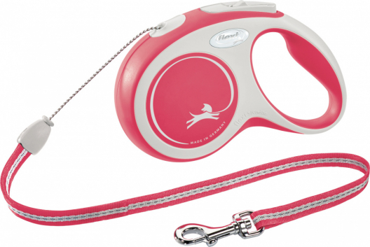 Повідець-рулетка трос flexi COMFORT Cord S(8м) (червоний) - 1