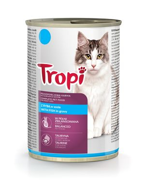 Консерва для котів Tropi зі смаком риби (0,415) - 1