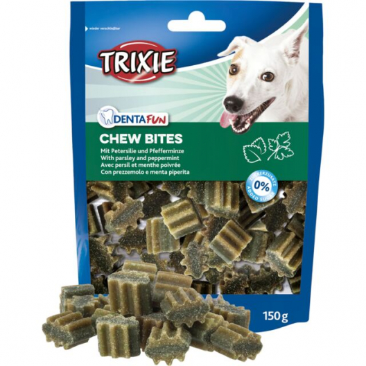 Лакомства для собак Trixie "Denta Fun", с петрушкой и мятой (150 г) - 1