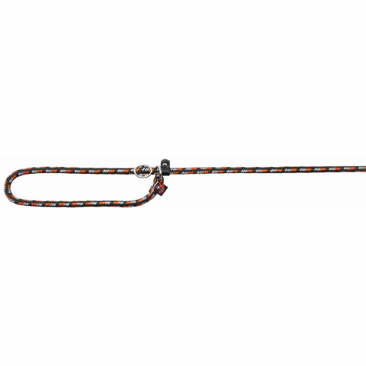 Повідець-перестібка "Mountain Rope" S-M для собак (чорний/помаранчевий) - 1