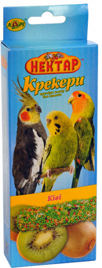 Лори "Нектар"- крекер для птиц премиум класса, киви - 1