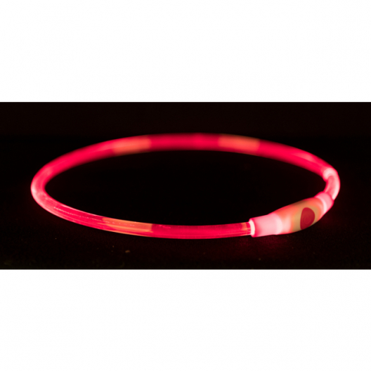 Ошейник светящийся Flash USB L-XL для собак (красный) - 2