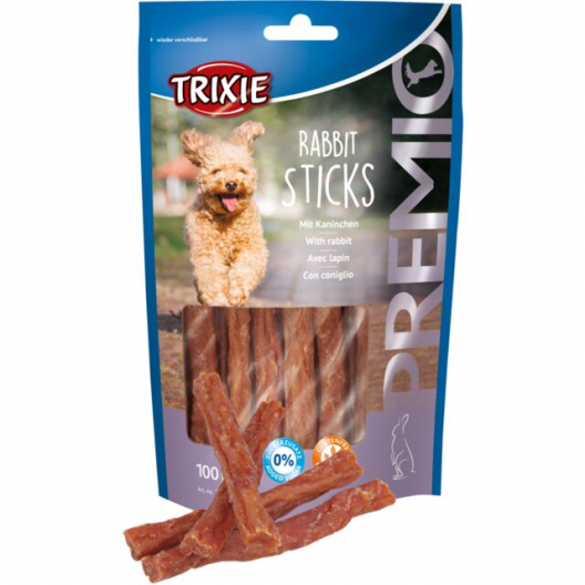 Ласощі для собак Trixie, палички зі смаком кролика (100 г) - 1