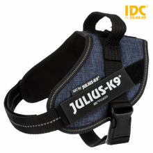 Шлей тренувальний "Julius-K9® IDC® Powerharness Baby 2" S для цуценят (джинсовий)