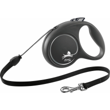 Поводок-рулетка flexi BLACK DESIGN M (черный)