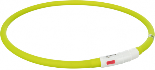 Ошейник светящийся USB XS-XL для собак (желтый) - 1