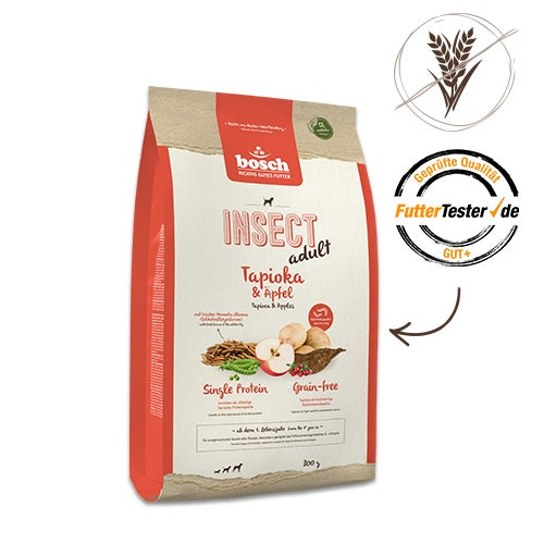 Сухой корм для собак Insect Adult Bosch (тапиока+яблоко) (2,5 кг) - 1