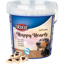 Ласощі для собак Trixie "Happy Hearts", зі смаком баранини (500 г)