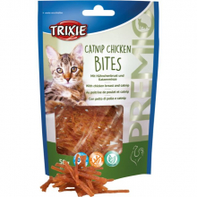 Ласощі для котів Trixie, курячі шматочки з котячою м'ятою (50 г)
