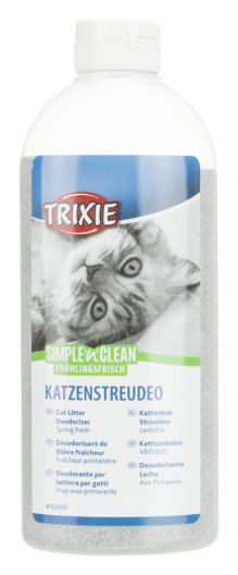 Дезодорант "Simple'n'Clean" для котячого туалету з активованим вугіллям (750 г) - 1