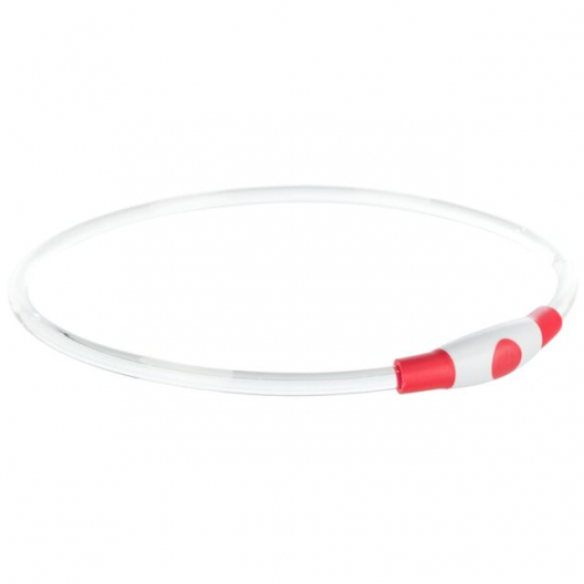 Ошейник светящийся Flash USB L-XL для собак (красный) - 1