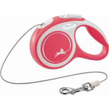 Повідець-рулетка трос flexi COMFORT Cord XS (червоний)