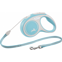 Повідець-рулетка трос flexi COMFORT Cord S (блакитний)