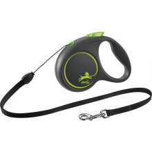 Поводок-рулетка flexi BLACK DESIGN S (зеленый)