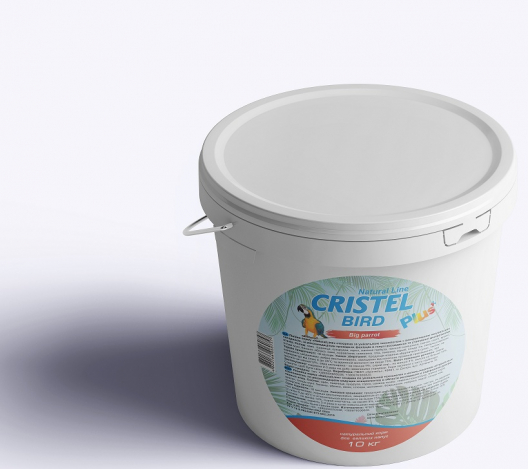 Натуральний корм для великих папуг Cristel "Natural Line Plus" (10 кг) - 1