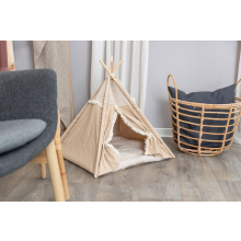 Лежак печера для котів "Tipi Boho" (55х65х55см)