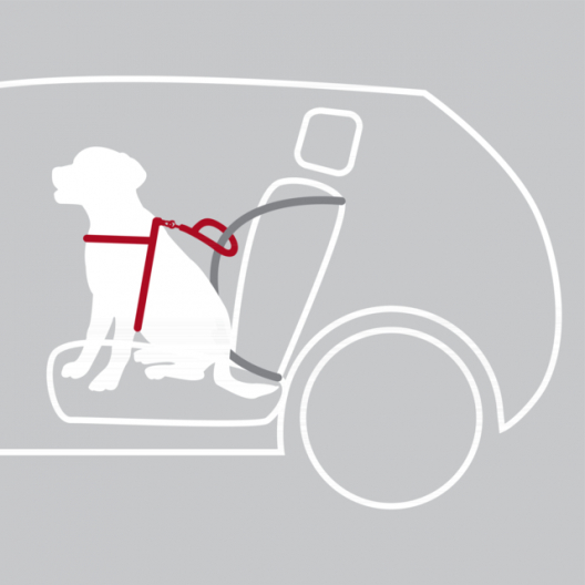 Защитная шлея "Dog Protect" M в автомобиль для собак - 3