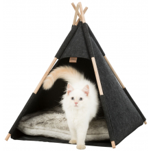 Лежак печера для котів "Tipi" (55х65х55см)