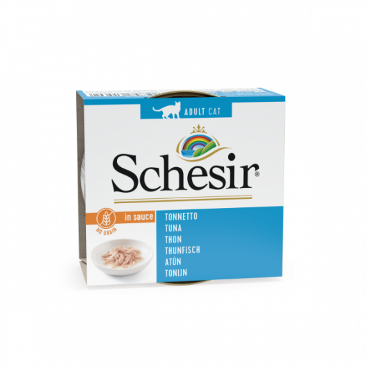 Вологий корм для дорослих котів з тунцем Schesir - 1