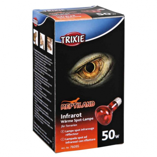 Инфракрасная лампа для террариумов TRIXIE (R63, 50Вт) - 1