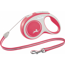 Повідець-рулетка трос flexi COMFORT Cord S(8м) (червоний)