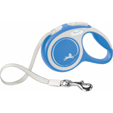 Поводок-рулетка ленточная flexi New COMFORT XS (синий)