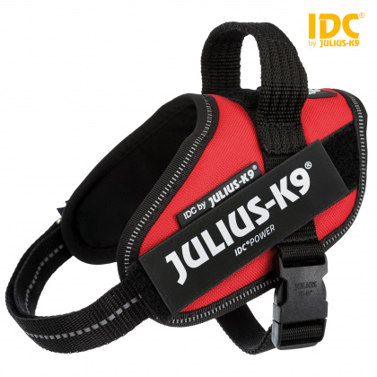 Шлей тренувальний "Julius-K9® IDC® Powerharness Baby 2" XS для цуценят (червоний) - 1
